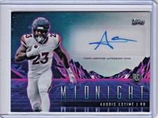 2024 Topps Midnight AUDRIC ESTIME Rookie Horizon Signatures Auto (RC) Broncos