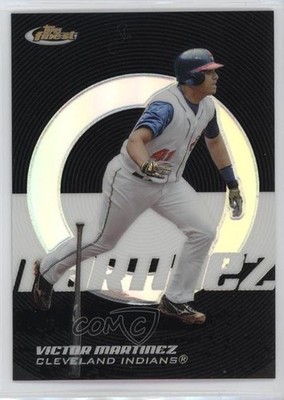 2005 Topps Finest Black Refractor 1/99 Victor Martinez #99 1e90