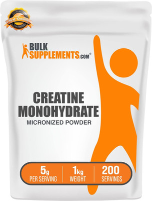 1kg Creatine Monohydrate Powder Micronized Unflavored 5000mg Serving