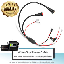 For Garmin Panoptix PS22 LiveScope Transducer System Power Cable 010-12676-40