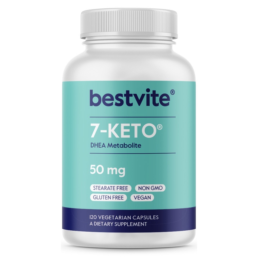 7-Keto 50 mg DHEA (120 Vegetarian Capsules)-No Stearates