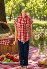 Vintage Barbie #967 Picnic Set  Shirt & Pants Doll Not Included