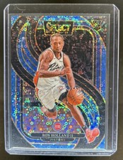 2024-25 Panini Select Ron Holland II Premier RC Light Blue Disco Prizm #/99