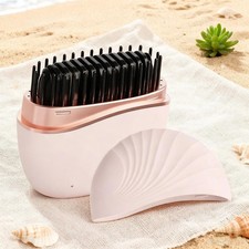 Mini Wireless Straight Hair Styler Comb Sleek, Portable Multifunctional Design