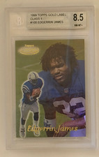 1999 Topps Gold Label Class 1 #100 Edgerrin James RC - BGS 8.5