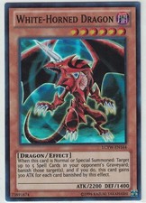 YUGIOH White-Horned Dragon LCYW-EN164 Super Rare NM