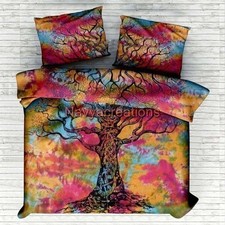 Indian Mandala Duvet Cover Boho Bedding Set Single Double Size Pillow Case Sets