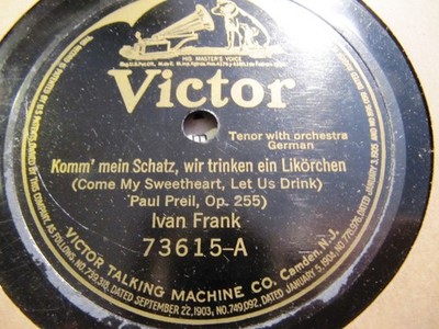 1922 IWAN FRANK GERMAN AMERICAN Komm mein Schatz wir trinken ein Likörchen 73615