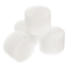 100 Pack Hydroponic Sponges Growth Medium Cylindrical for Shed planting 1" White 0.12 per sponge