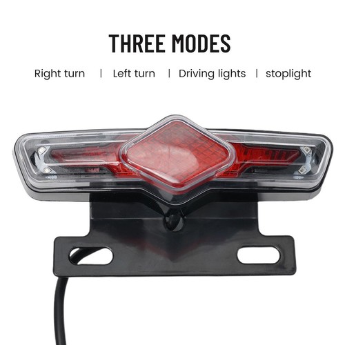 AXA Luce Bici Posteriore Elettrica con Luce Posteriore Stop - Juno 6-12V - 50 mm