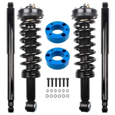 2.5" Front Blue Leveling Kit & Front Struts & Rear Shocks for 2009-12 Ford F-150