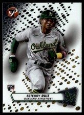 2023 TOPPS PRISTINE ESTEURY RUIZ RC OAKLAND ATHLETICS #73