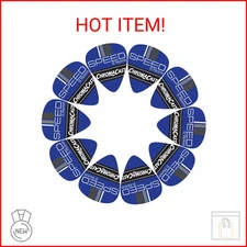 ChromaCast Speed Series Celluloid Guitar Picks,Heavy Gauge (.96mm), Blue, 10 Pac