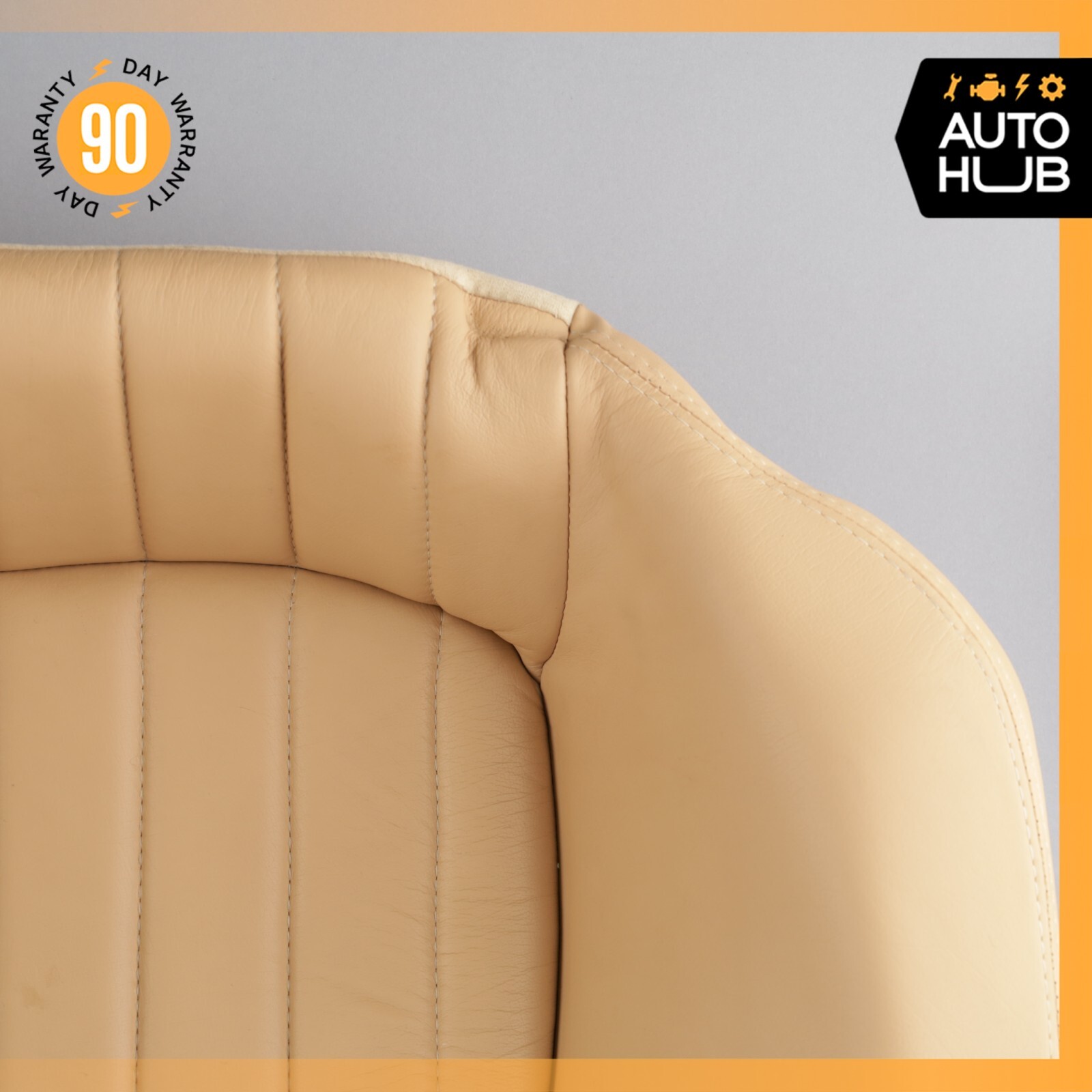 02-07 Maserati Coupe 4200 M138 Rear Seat Cushion Lower Bottom Beige OEM 67k