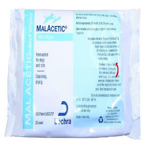 malacetic wet wipes for dogs & cats