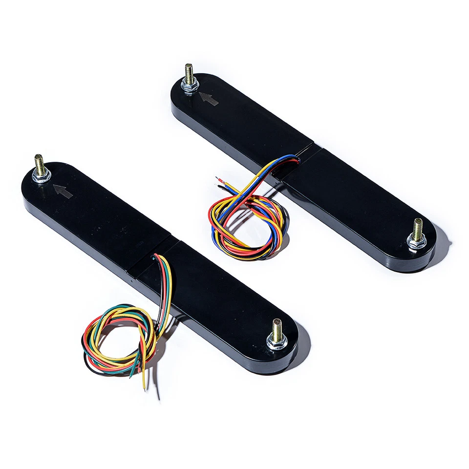 Пара для Harley Davidson двойной задний крыло/баггер вертикальное крепление светодиодный стержень свет - Изображение 3 из 4