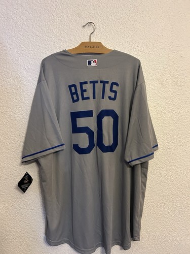 Camiseta deportiva de béisbol Mookie Betts 50 Los Angeles Dodgers MLB mercancía genuina para hombre 2XT - Imagen 5 de 5