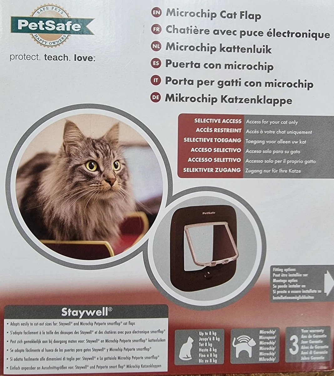 Cat flap chip clearance staywell