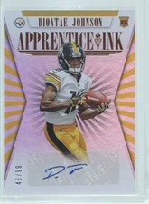DIONTAE JOHNSON 2019 PASSING THE TORCH APPRENTICE INK AUTO COPPER RC #D 46/99