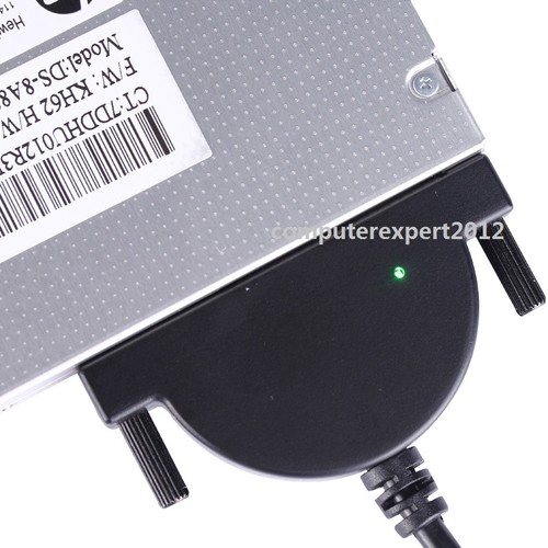 USB 2.0 Cable Adapter to SATA 7+6 13 Pin for DVD CD ROM ThinkPad Ultrabay ODD - Picture 5 of 5
