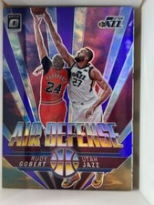 2021-22 Panini Donruss Optic - Air Defense Rudy Gobert #1 Purple Prizm