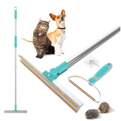 Carpet Rake for Pet Hair Removal 1 Carpet Broom with 56" Long Adjustable eBay