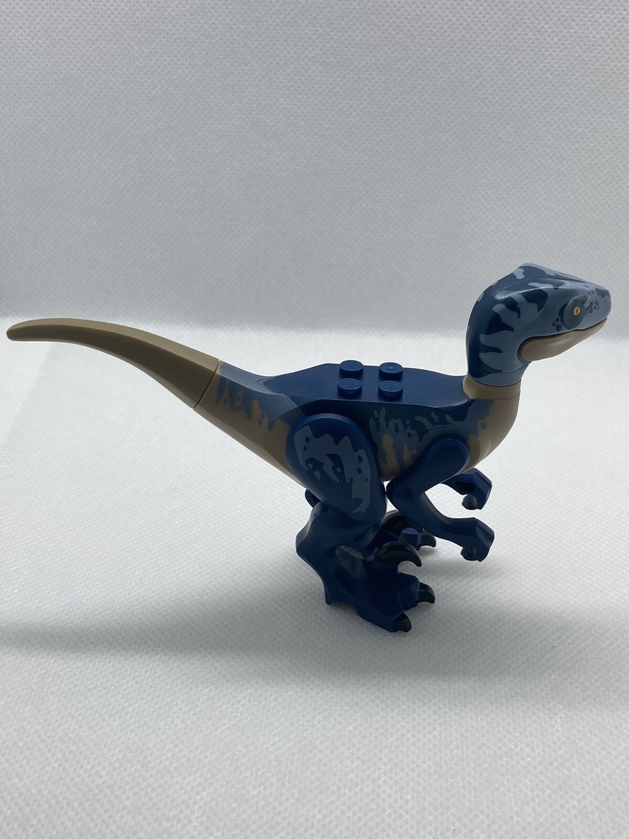 LEGO Velociraptor Dark Sand Blue minifigure Jurassic World 75942