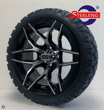 Golf Cart 14 Rally Wheelsrims And 20 Stinger All Terrain Tires Dot Rated Golf Cart 14 Rally Wheelsrims And 20 Stinger All Terrain Tires Dot Rated