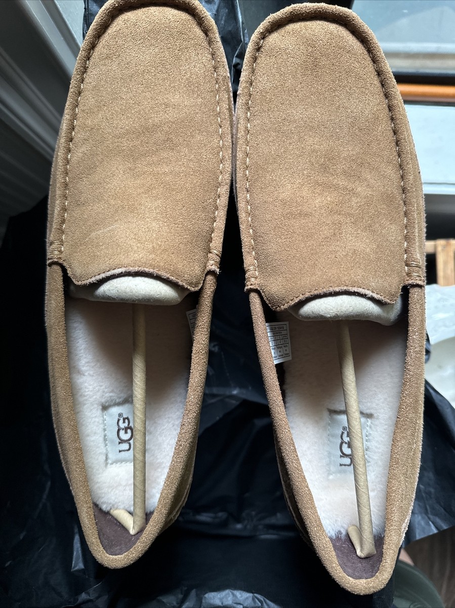UGG M ALDER 1003419 LOAFERS MEN US 13 NEW Faux Shearling 