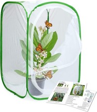 RESTCLOUD 23.6" Pop-up Insect  Butterfly Habitat Cage Terrarium for Outdoors
