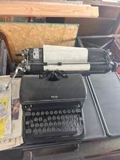 Vintage 1940's ROYAL Magic Margins Typewriter - Black (Read Description) thumbnail