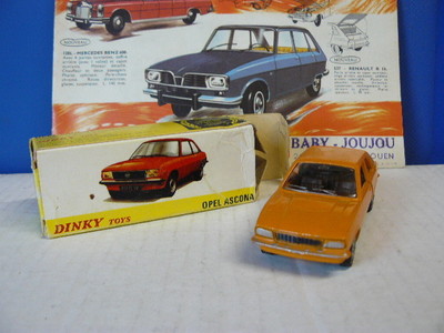 Voiture Miniature Dinky Toys Opel Ascona 1/43 - Édition Espagne 1980 Avec Boîte D'origine