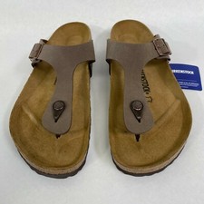 New w/o Box Birkenstock Gizeh Mocha Birko-Flor Regular - Select Size