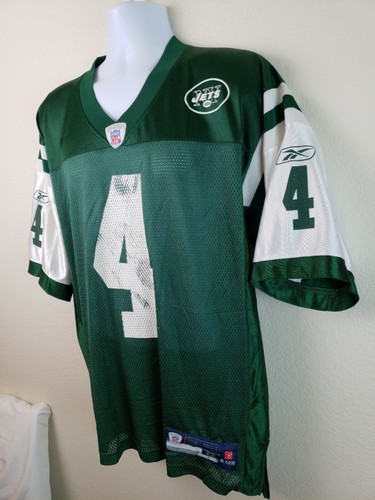 Offizielles Reebok NFL New York Jets Brett Favre #4 grün Trikot Größe M kostenloser Versand! - Bild 4 von 9