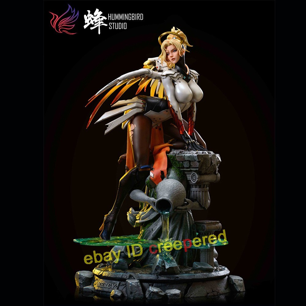 柑*菜様 HUMMINGBIRD STUDIO 1/4 Mercy マーシー Mercy OW 1/4 Resin Figure Model Painted Statue Hummingbird STUDIO
