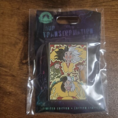 Our Transformation Story Cruella Disney Limited Edition Villain Dalmatiner Pin