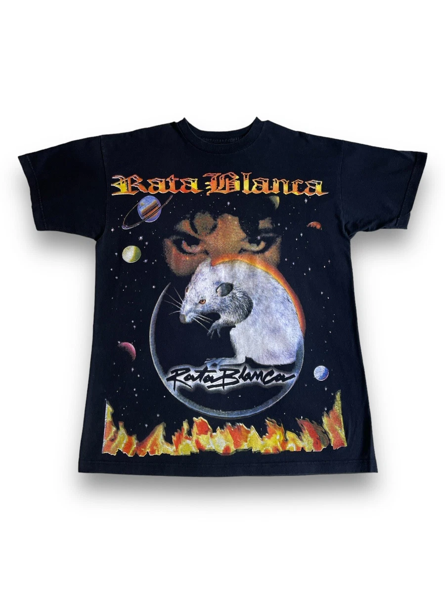 RATA BLANCA LA LEYENDA DEL HADA PLAYERA NEGRA / BLACK T-SHIRT ROCK ARGENTINA