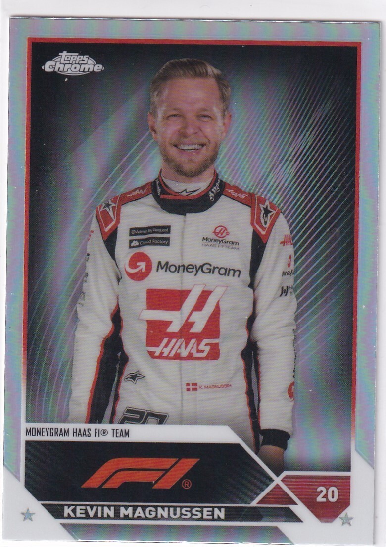 Topps 2023 Chrome Formula 1 Nr. 49 Kevin Magnussen Silver