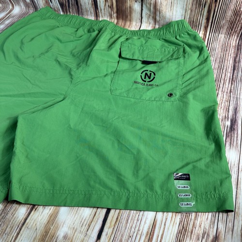NEW Nautica Mens Size XXL Green Swim Shorts Trunks Swim Bathing Suit Beach NJC - Picture 5 of 13