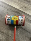 Vintage Toy 1951 Fisher Price Nursery Rhyme Musical Chime Roll Push Barrel Works