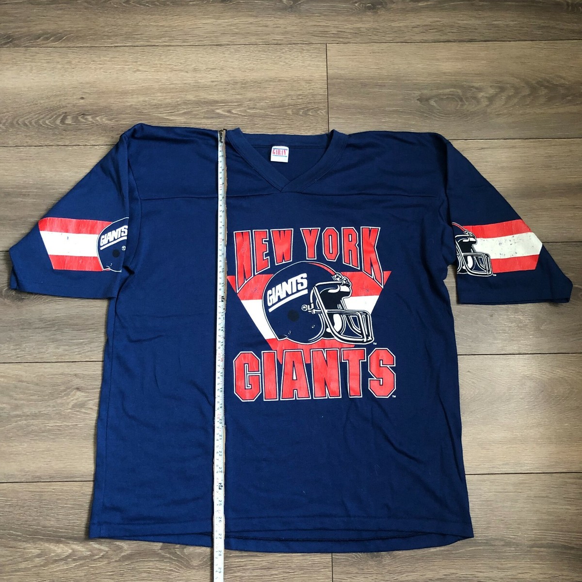 NIKE 80's ビンテージ NEW YORK GIANTS スウェットシャツ New York Giants Skyline Sweatshirt Nike Men Size XL Red Blue