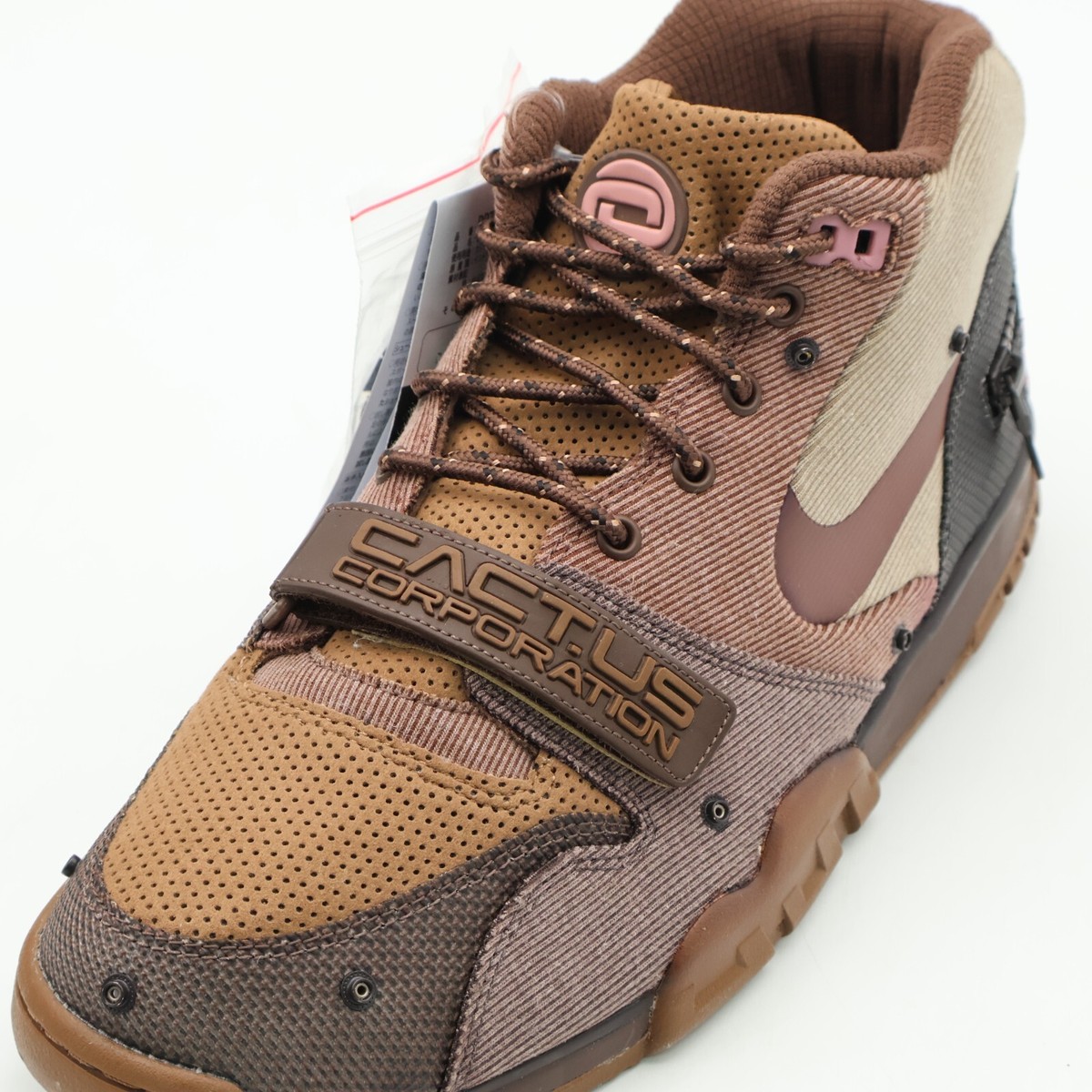 DR7515-200 Travis Scott Nike Air Trainer 1 SP Light Brown