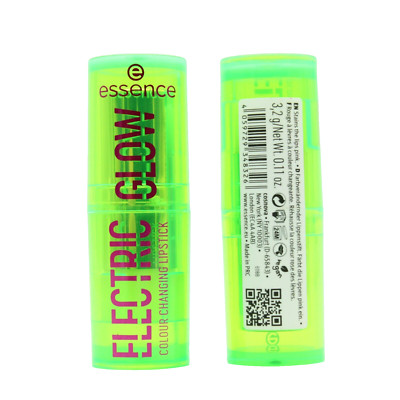 2x essence ELECTRIC GLOW COLOUR CHANGING LIPSTICK Farbverändernder Lippenstift