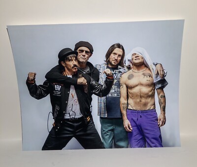Chad Smith Autographed 8x10 Red Hot Chili Peppers Photo JSA/PSA/BAS Guaranteed