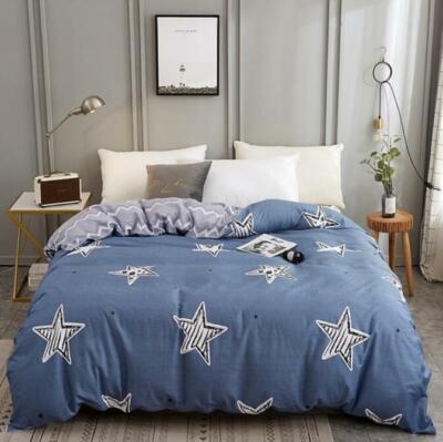 3D Texture Stars ZHUA3246 Bed Pillowcases Quilt Duvet Cover Set Queen King Zoe