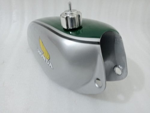 Honda CR250M CR 250M 1973 Elsinore Steel Painted Petrol Gas Tank +Cap +Tap - Picture 12 of 21