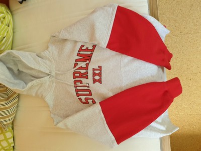 supreme hoodie size xxl