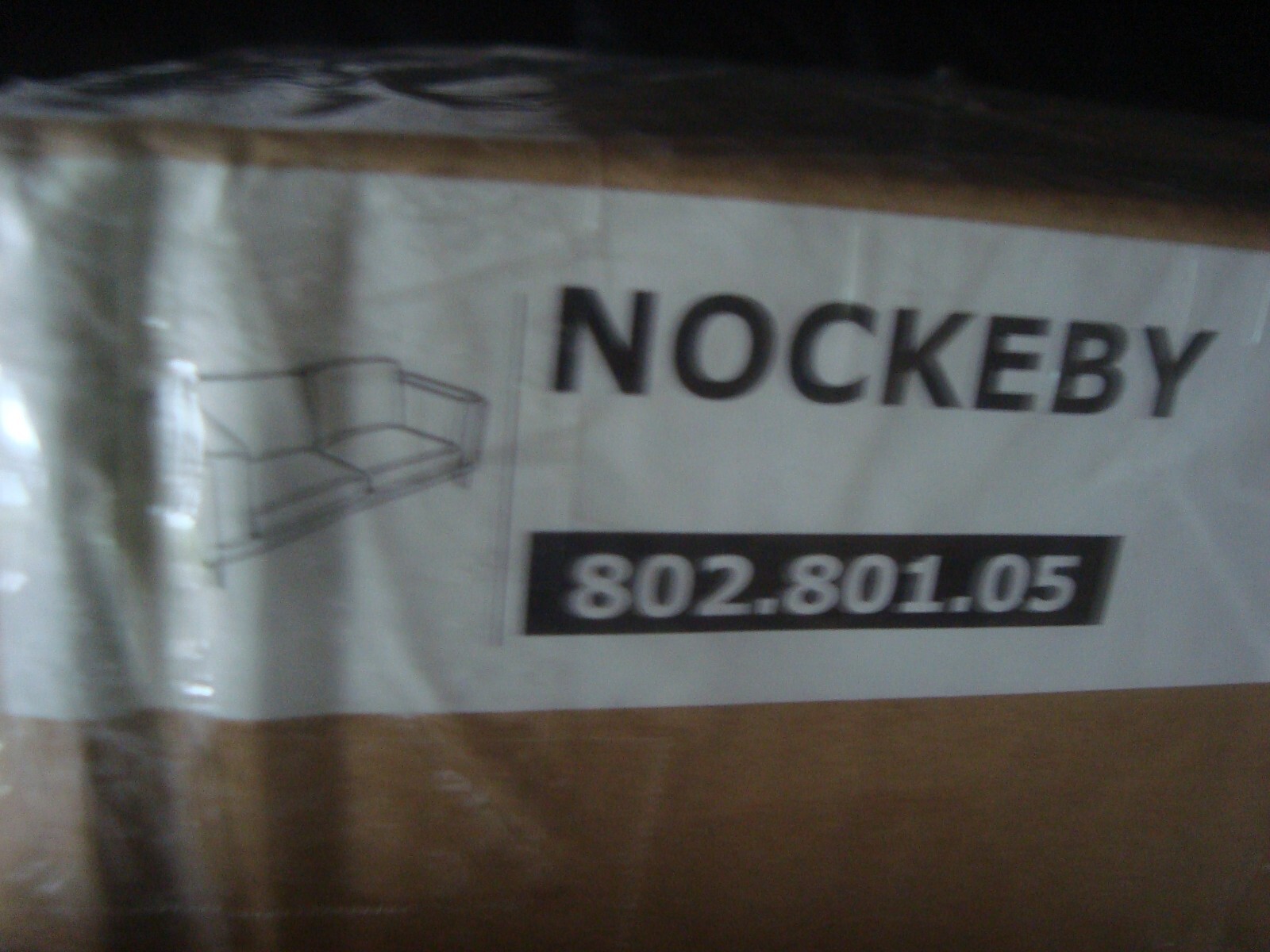 IKEA Nockeby 2Seat Sofa Cover RISANE WHITE Loveseat Slipcover Nockeby