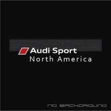 Audi Sport North America Sticker decal A4 S4 S3 TT R8 A6 Q5 Q7 A3 RS5 New Pair