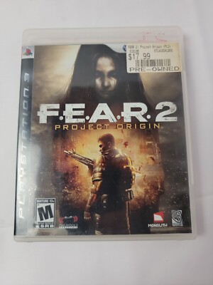 F.E.A.R. 2: Project Origin Sony PlayStation 3 PS3 Complete CIB w/ Manual